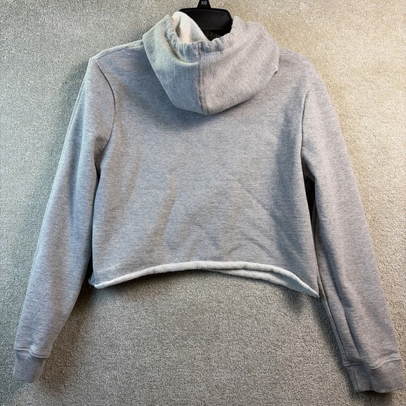North Dakota State Bison Hoodie Wmns Small LEAGUE Gray Cropped Sweatshirt Retro - Picture 3 of 7